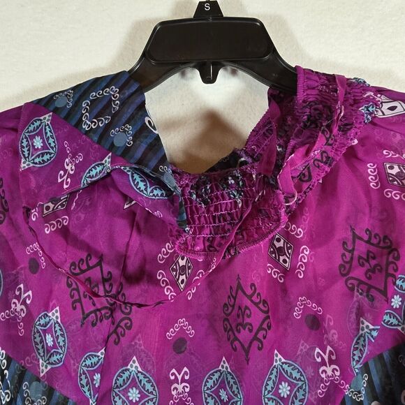 APT 9 Women's Dress Size Small Purple Black Sleeveless Pullover Ladies - Picture 5 of 9